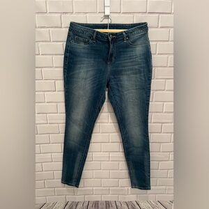 FADED GLORY women skinny blue jeans/size 10